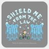 RICK AND MORTY™ Shield Me From The Law Square Sticker