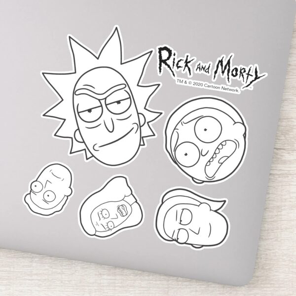 RICK_AND_MORTY™___Smith_Family_Head_Pattern_Sticker_9 RICK AND MORTY™ Smith Family Head Pattern Sticker
