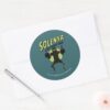 RICK AND MORTY™ Solenya The Pickle Man Classic Round Sticker