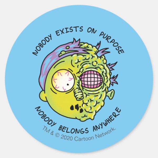 RICK_AND_MORTY™___Stylized_Morty_Fly_Quote_Classic_Round_Sticker_1 RICK AND MORTY™ Stylized Morty Fly Quote Classic Round Sticker