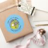 RICK AND MORTY™ Stylized Morty Fly Quote Classic Round Sticker