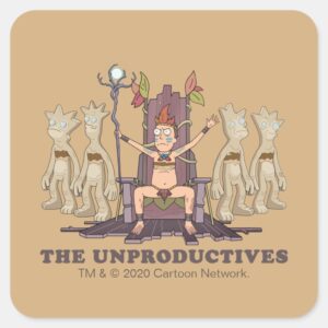 RICK AND MORTY™ The Unproductives Square Sticker