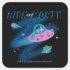 RICK AND MORTY™ Traveling Through Space Square Sticker