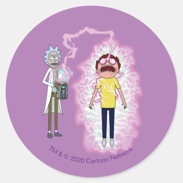 RICK_AND_MORTY™___You_Live_With_The_Consequences_Classic_Round_Sticker_1 RICK AND MORTY™ You Live With The Consequences Classic Round Sticker