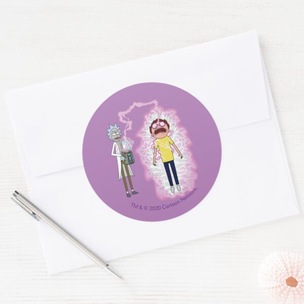 RICK_AND_MORTY™___You_Live_With_The_Consequences_Classic_Round_Sticker_3 RICK AND MORTY™ You Live With The Consequences Classic Round Sticker