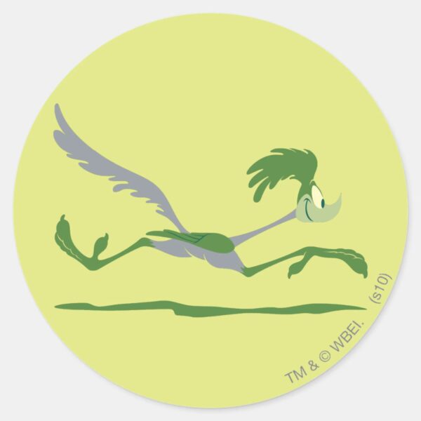 ROAD_RUNNER™_Going_Fast_Classic_Round_Sticker_1 ROAD RUNNER™ Going Fast Classic Round Sticker