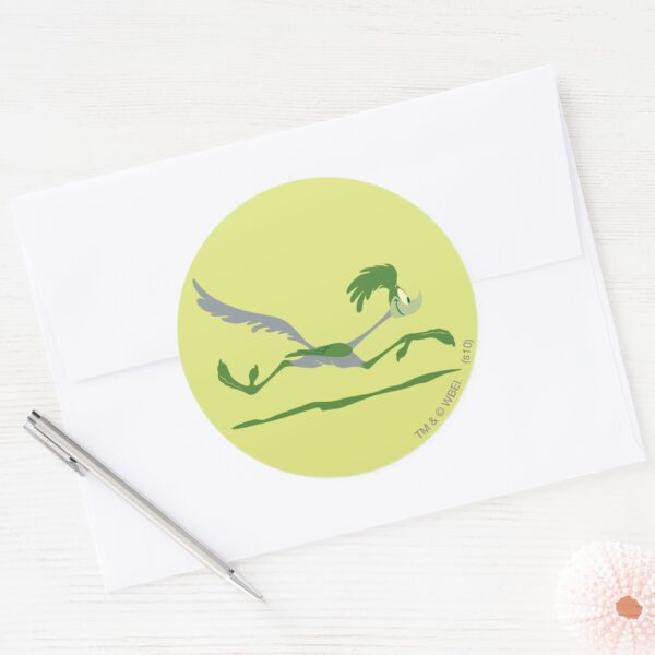 ROAD_RUNNER™_Going_Fast_Classic_Round_Sticker_3 ROAD RUNNER™ Going Fast Classic Round Sticker