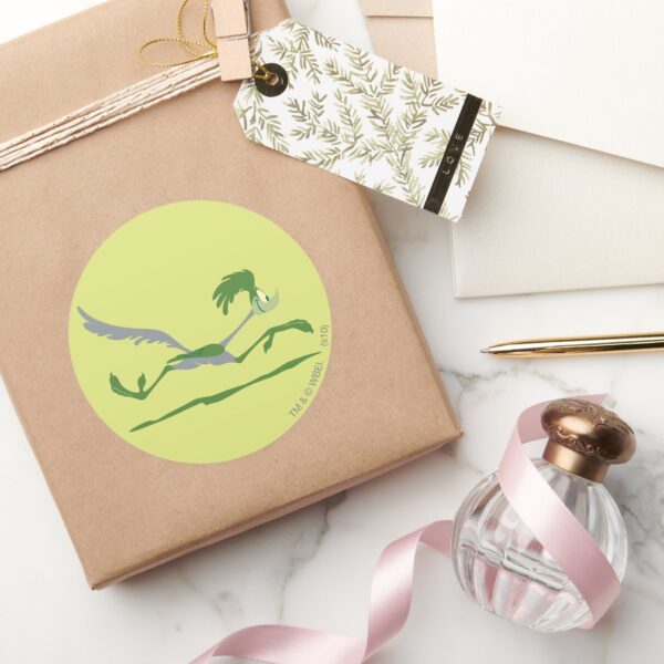 ROAD_RUNNER™_Going_Fast_Classic_Round_Sticker_5 ROAD RUNNER™ Going Fast Classic Round Sticker