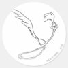 ROAD_RUNNER™_running_Classic_Round_Sticker_1 ROAD RUNNER™ Running Classic Round Sticker