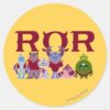 ROR_-_Scare_Students_Classic_Round_Sticker_1 ROR Scare Students Classic Round Sticker