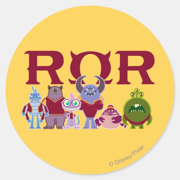 ROR_-_Scare_Students_Classic_Round_Sticker_1 ROR Scare Students Classic Round Sticker
