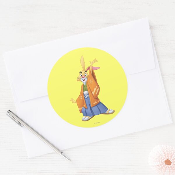 Rabbit 1 Classic Round Sticker