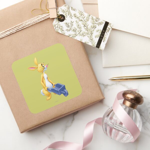 Rabbit_2_square_sticker_5 Rabbit 2 Square Sticker