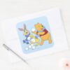 Rabbit_and_Pooh_Square_Sticker_3 Rabbit And Pooh Square Sticker