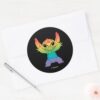 Rainbow_Stitch_Classic_Round_Sticker_3 Rainbow Stitch Classic Round Sticker