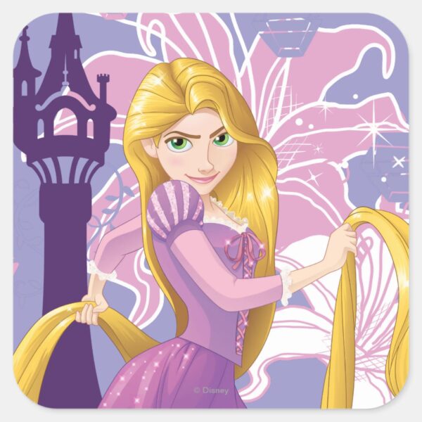 Rapunzel_-_Determined_Square_Sticker_1 Rapunzel Determined Square Sticker