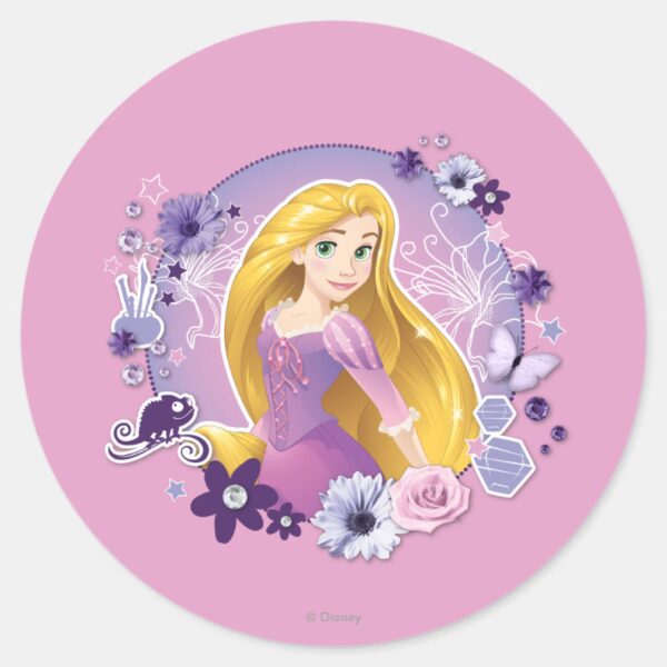 Rapunzel_-_I_Light_my_Own_Way_Classic_Round_Sticker_1 Rapunzel I Light My Own Way Classic Round Sticker