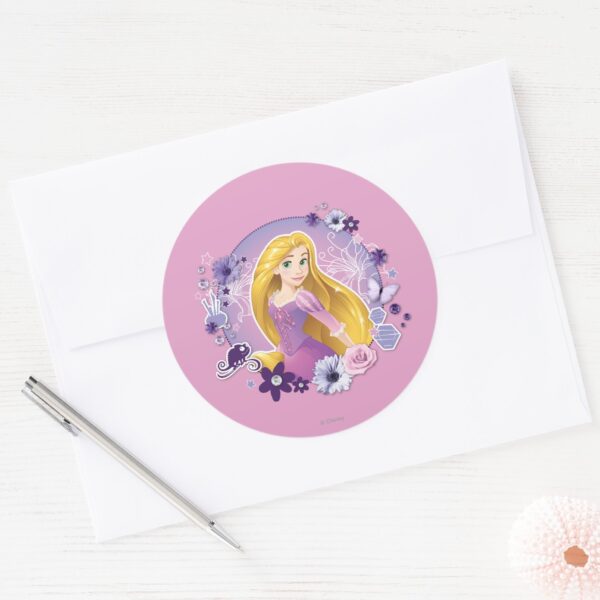 Rapunzel_-_I_Light_my_Own_Way_Classic_Round_Sticker_3 Rapunzel I Light My Own Way Classic Round Sticker