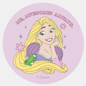 Rapunzel Always Awesome Classic Round Sticker