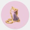 Rapunzel_Brushing_Hair_2_Classic_Round_Sticker_1 Rapunzel Brushing Hair 2 Classic Round Sticker