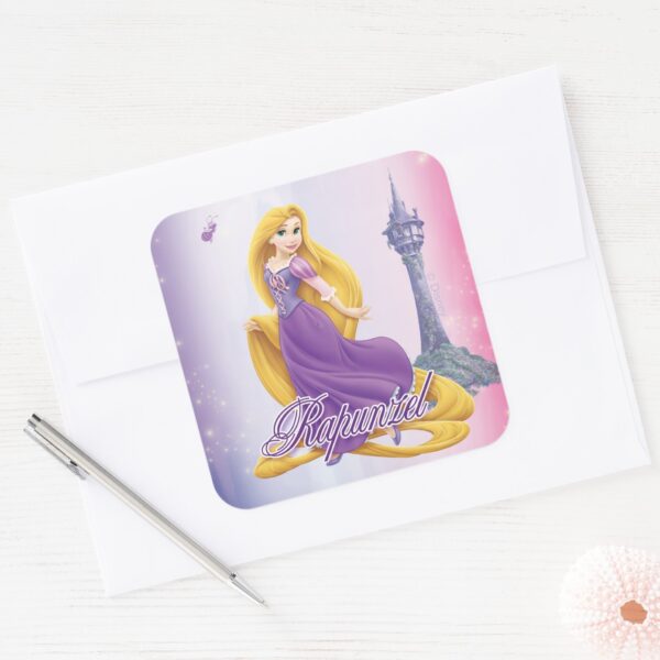 Rapunzel_Princess_Square_Sticker_3 Rapunzel Princess Square Sticker
