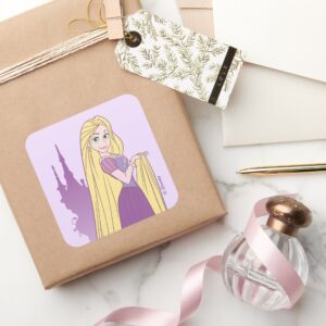 Rapunzel Tower Graphic Square Sticker