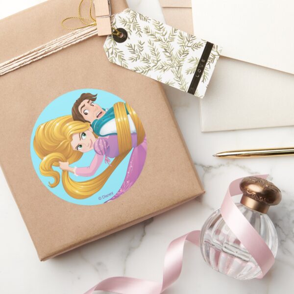 Rapunzel___Bad_Hair_Day_Classic_Round_Sticker_5 Rapunzel Bad Hair Day Classic Round Sticker