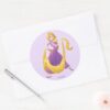 Rapunzel___Big_Hair_Day_Classic_Round_Sticker_3 Rapunzel Big Hair Day Classic Round Sticker