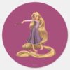 Rapunzel_with_Paintbrush_2_Classic_Round_Sticker_1 Rapunzel With Paintbrush 2 Classic Round Sticker