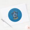 Ravenclaw_Coat_of_Arms___Happy_Holidays_Classic_Round_Sticker_3 Ravenclaw Coat Of Arms Happy Holidays Classic Round Sticker