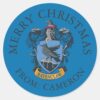 Ravenclaw_Coat_of_Arms___Merry_Christmas_Classic_Round_Sticker_1 Ravenclaw Coat Of Arms Merry Christmas Classic Round Sticker