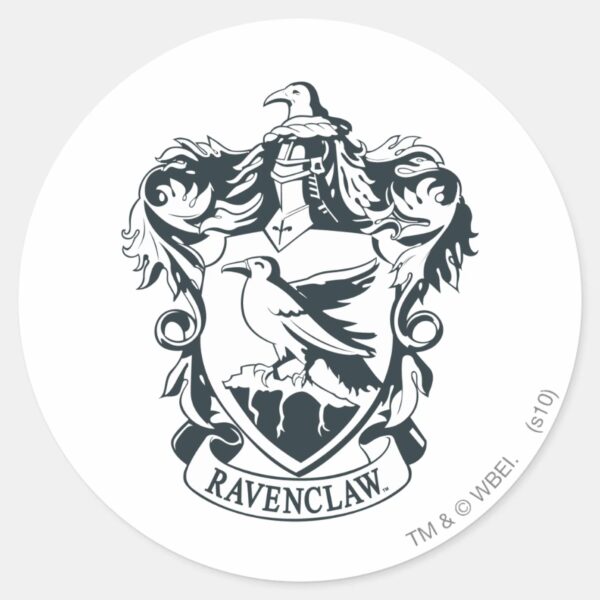 Ravenclaw_Crest_Classic_Round_Sticker_1 Ravenclaw Crest Classic Round Sticker