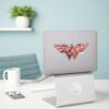 Red_Roses_and_Plaid_Wonder_Woman_Logo_Sticker_3 Red Roses And Plaid Wonder Woman Logo Sticker