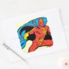 Red_Tornado_Cape_Pose_Square_Sticker_3 Red Tornado Cape Pose Square Sticker