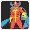 Red_Tornado_Pose_Square_Sticker_1 Red Tornado Pose Square Sticker
