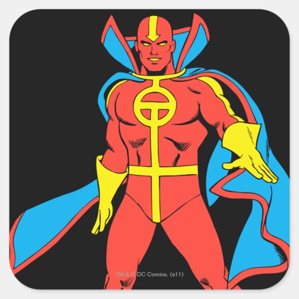 Red_Tornado_Pose_Square_Sticker_1 Red Tornado Pose Square Sticker