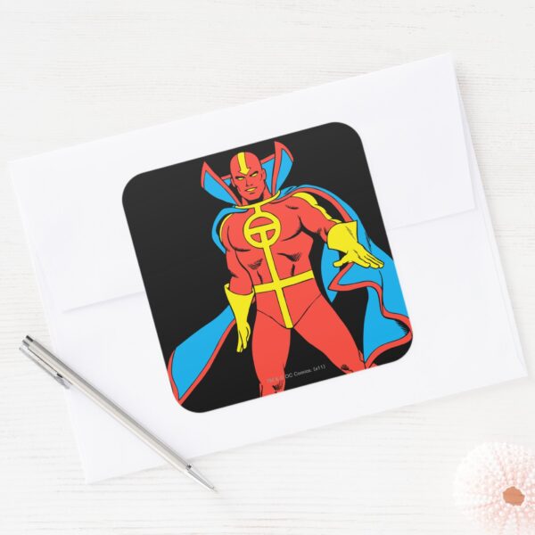 Red_Tornado_Pose_Square_Sticker_3 Red Tornado Pose Square Sticker