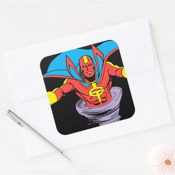 Red_Tornado_Twister_Square_Sticker_3 Red Tornado Twister Square Sticker