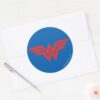 Red_Wonder_Woman_Logo_Classic_Round_Sticker_3 Red Wonder Woman Logo Classic Round Sticker