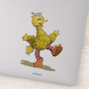 Retro Art Big Bird Sticker