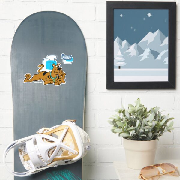 Retro_Squares_Scooby-Doo_Lying_Down_Sticker_7 Retro Squares Scooby Doo Lying Down Sticker