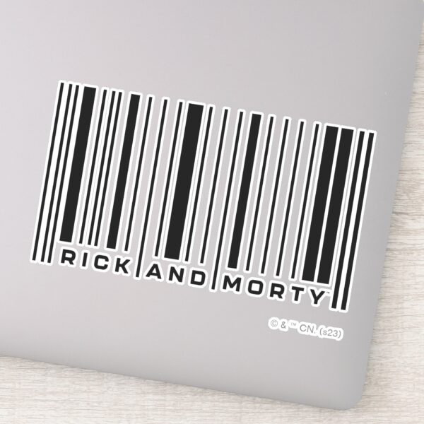 Rick_and_Morty_Bar_Code_Graphic_Sticker_9 Rick And Morty Bar Code Graphic Sticker