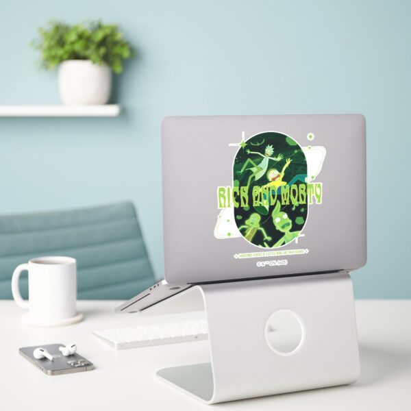Rick_and_Morty_Falling_Quote_Badge_Sticker_3 Rick And Morty Falling Quote Badge Sticker
