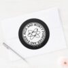 Rick And Morty Forever And Ever Atomic Badge Classic Round Sticker