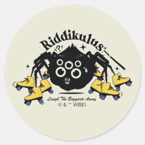 Riddikulus Laugh The Boggarts Away Classic Round Sticker