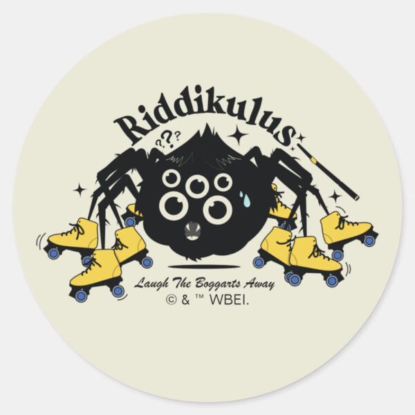 Riddikulus_-_Laugh_the_Boggarts_Away_Classic_Round_Sticker_1 Riddikulus Laugh The Boggarts Away Classic Round Sticker