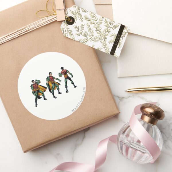 Robin_-_All_Sides_Classic_Round_Sticker_5 Robin All Sides Classic Round Sticker