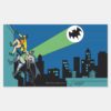Robin_And_Batman_Climb_Rectangular_Sticker_1 Robin And Batman Climb Rectangular Sticker
