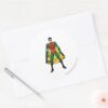 Robin_Classic_Stance_Classic_Round_Sticker_3 Robin Classic Stance Classic Round Sticker