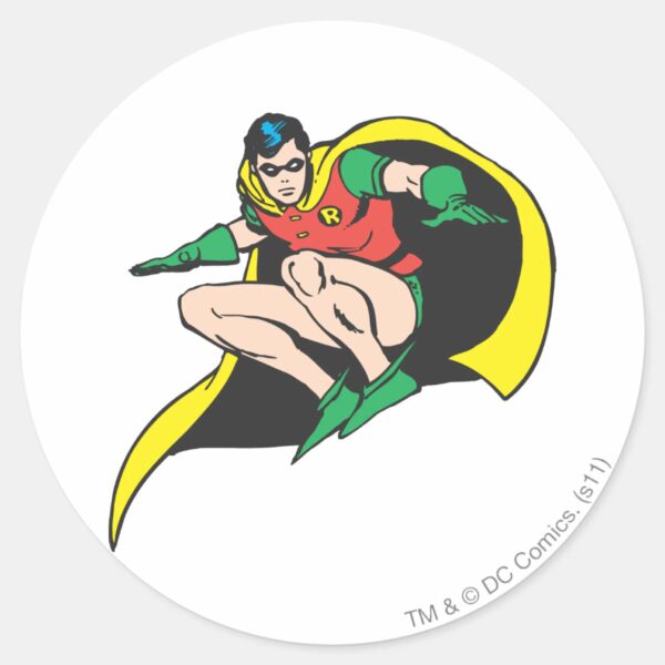 Robin Crouches Classic Round Sticker